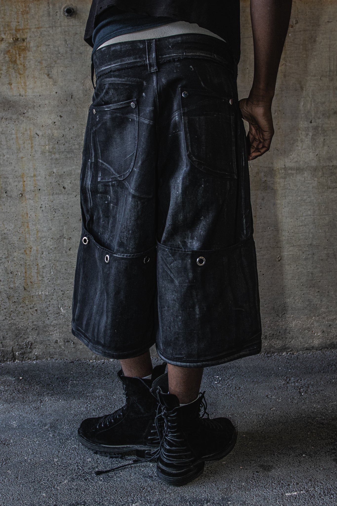 Essential waxed jort