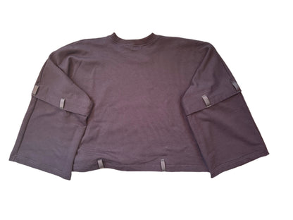 DOUBLE-SLEEVED HOODIE WITHOUT HOOD