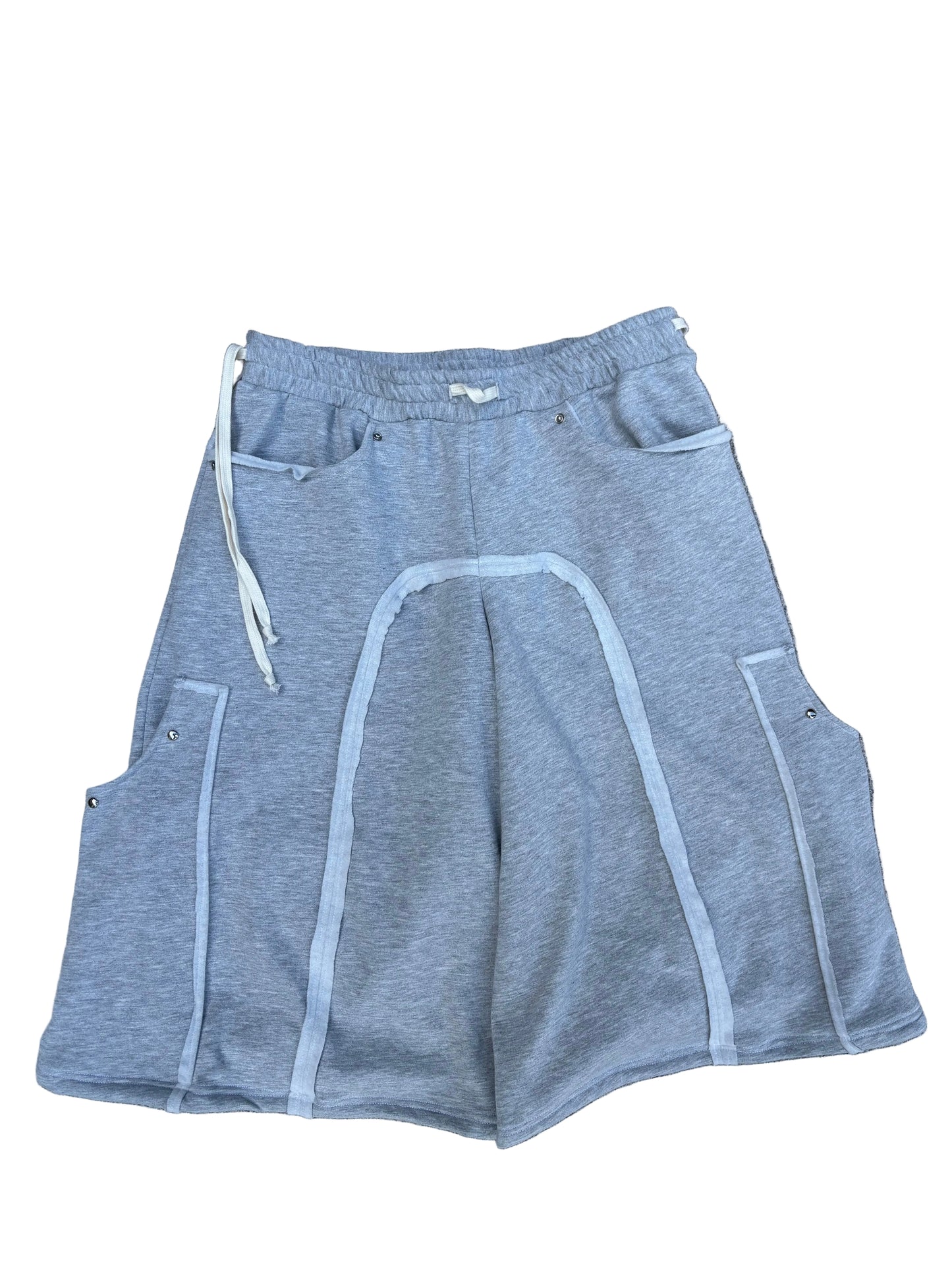 Essential grey sweat jort
