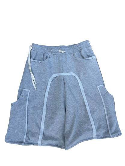 Essential grey sweat jort